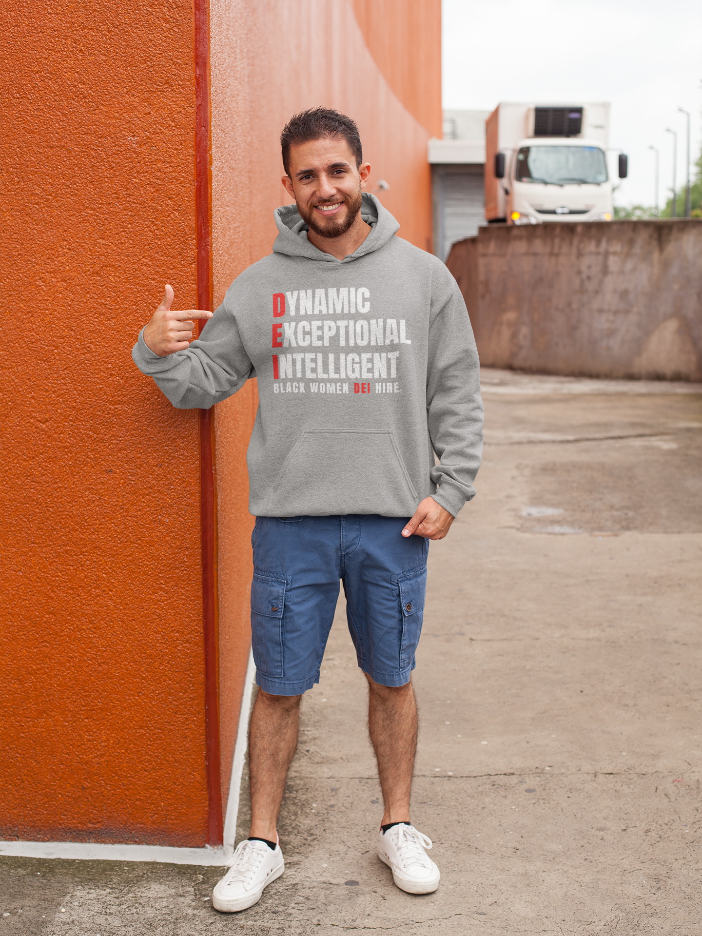 Unisex Inspirational Black Women DEI Hire Hoodie