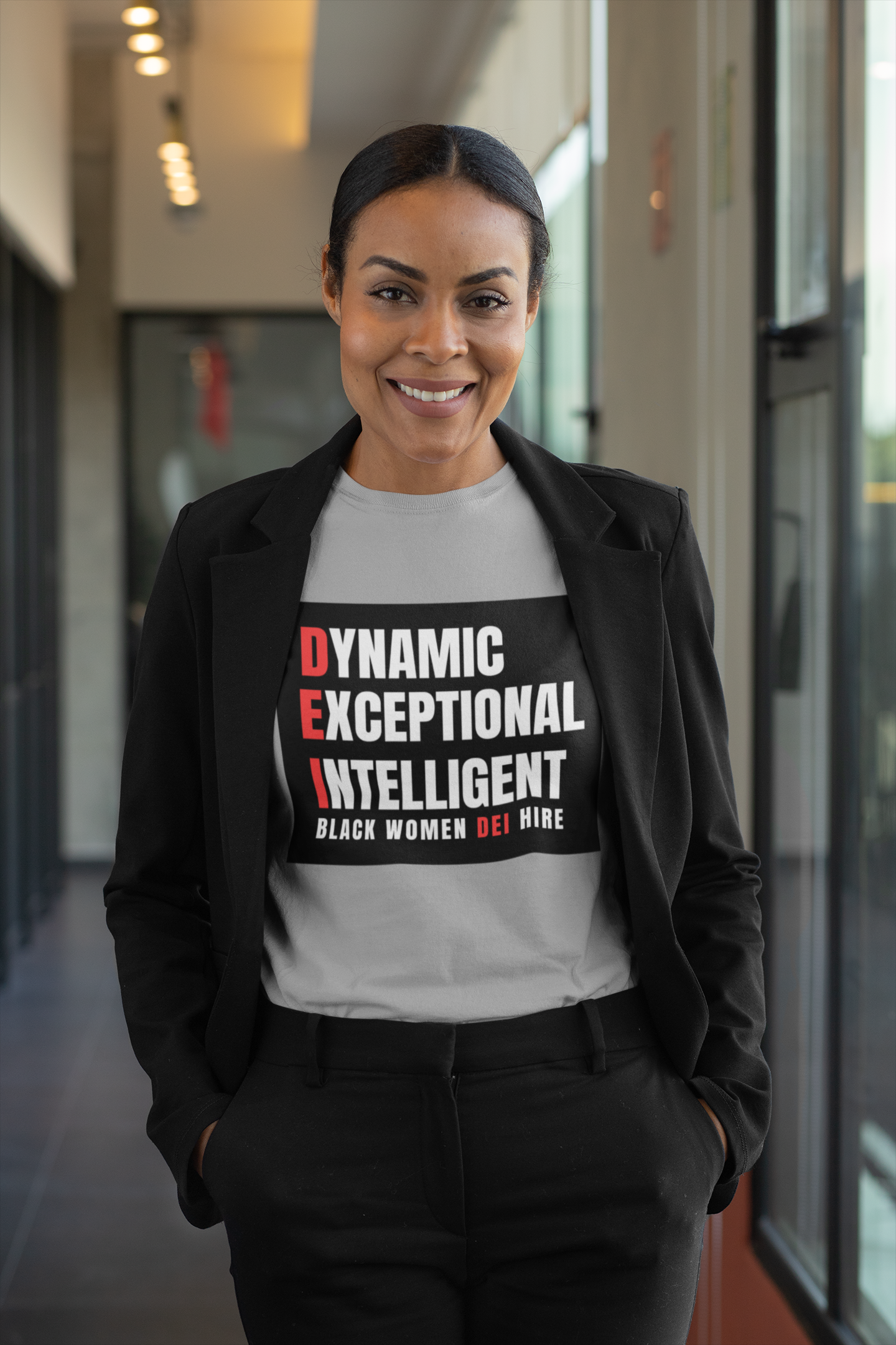 Inspirational Black Women DEI Hire Tee