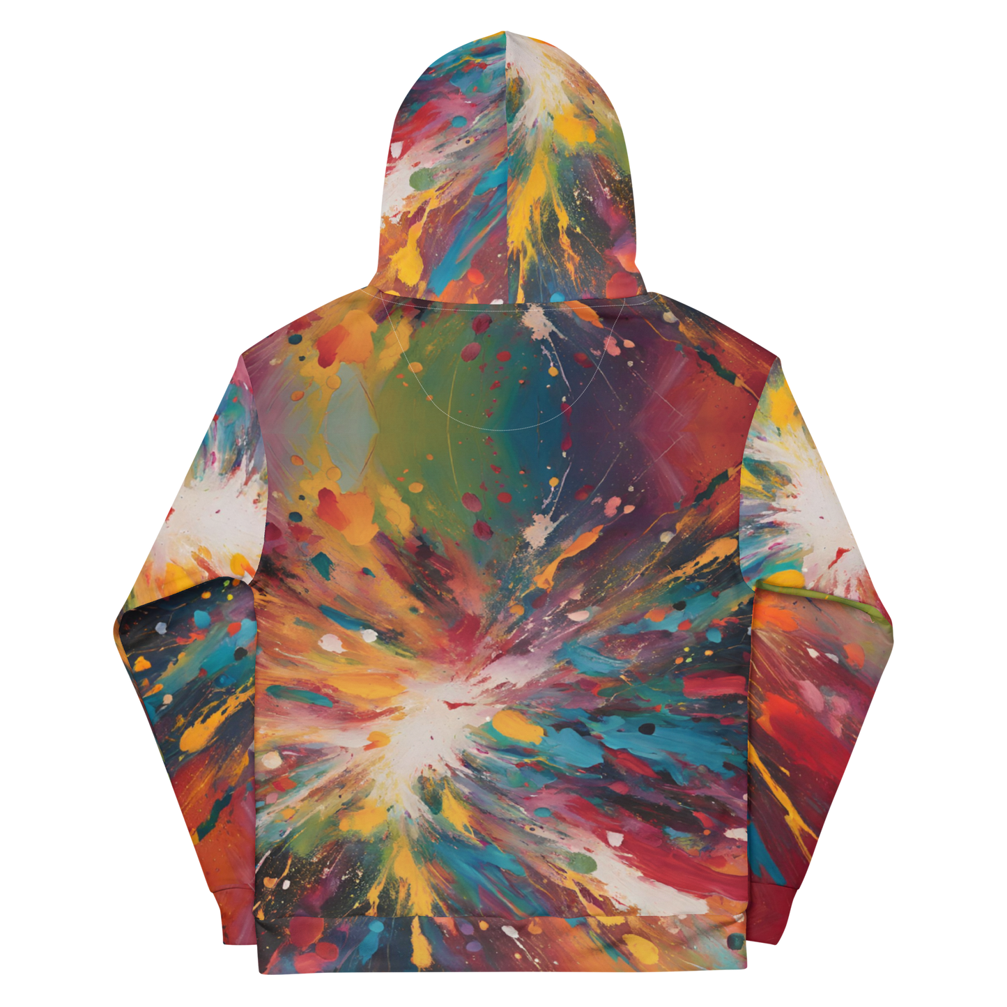 Harlem Vibes Unisex Abstract Expressionism Hoodie