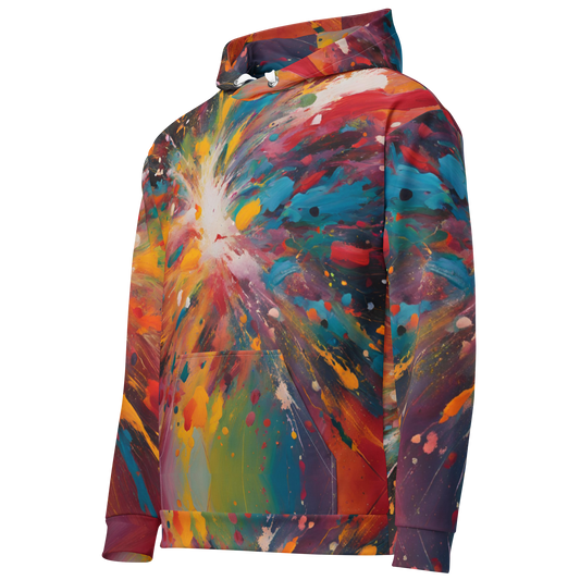 Harlem Vibes Unisex Abstract Expressionism Hoodie