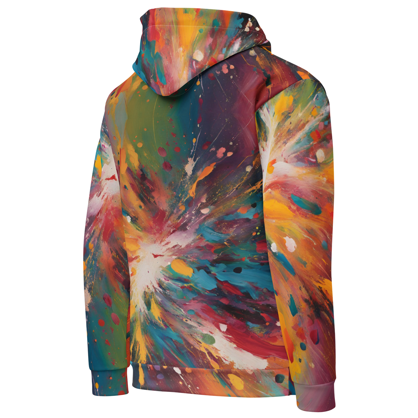 Harlem Vibes Unisex Abstract Expressionism Hoodie