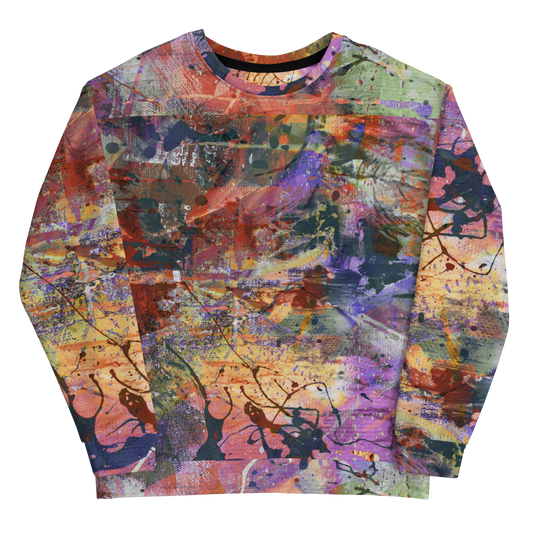 Radiant Roots Unisex Abstract Expressionism Sweatshirt