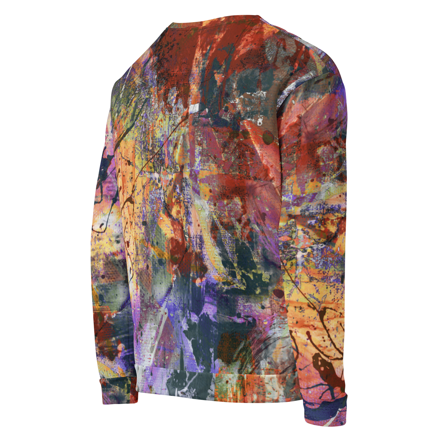 Radiant Roots Unisex Abstract Expressionism Sweatshirt